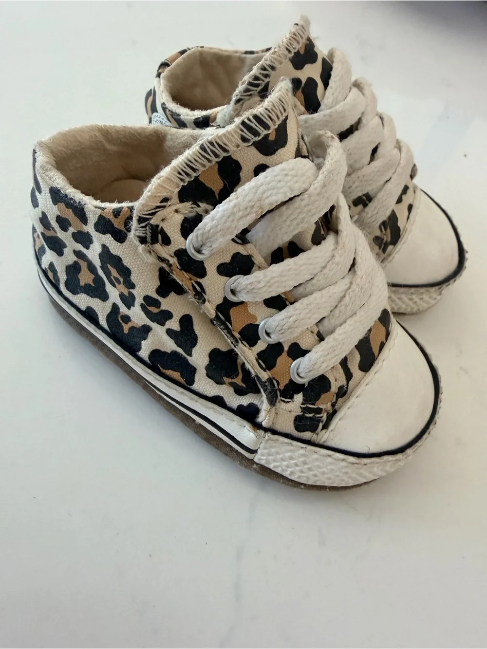 Leopard Baby Converse